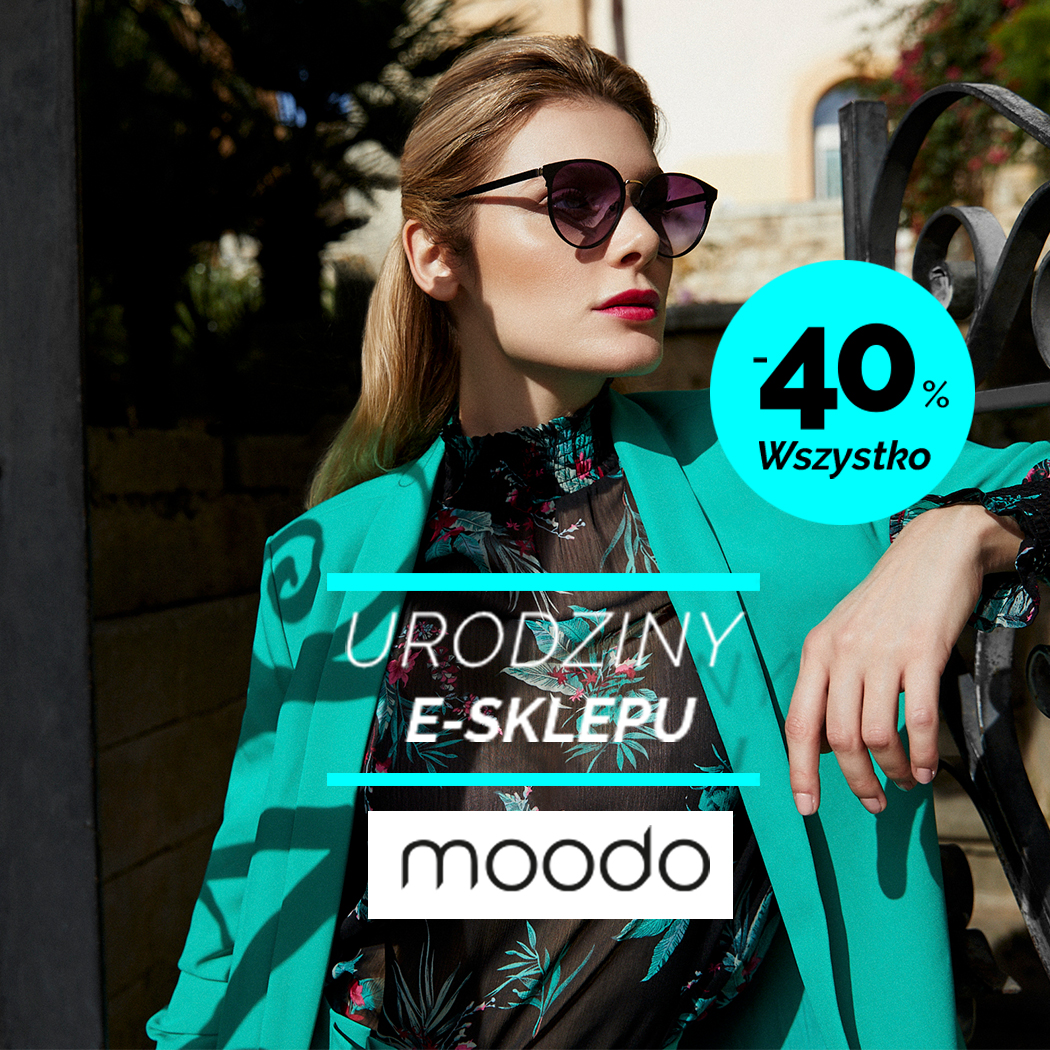 40% zniżki na 5. urodziny sklepu Moodo! Zobacz, co warto teraz kupić!